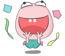 Blue Bear Boy sticker #12047025