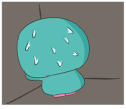 Blue Bear Boy sticker #12047034