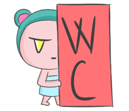 Blue Bear Boy sticker #12047037