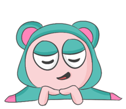 Blue Bear Boy sticker #12047038