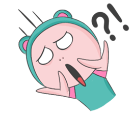 Blue Bear Boy sticker #12047039