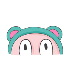 Blue Bear Boy sticker #12047043