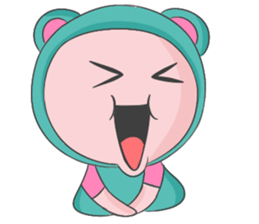 Blue Bear Boy sticker #12047044