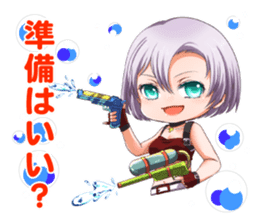 Kawaii Survival game manager! Iria-chan! sticker #12047219
