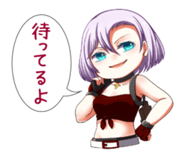 Kawaii Survival game manager! Iria-chan! sticker #12047222