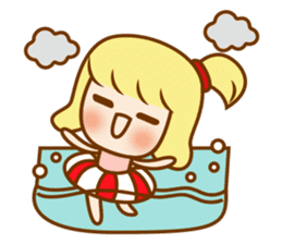 Today is sunny (English) sticker #12047339