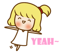 Today is sunny (English) sticker #12047347