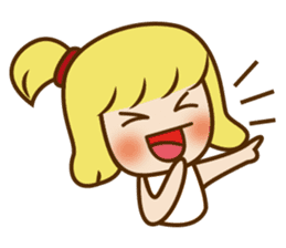 Today is sunny (English) sticker #12047354