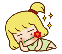 Today is sunny (English) sticker #12047359