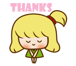 Today is sunny (English) sticker #12047363