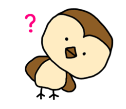 Monkey face Sparrow sticker #12049506