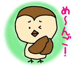 Monkey face Sparrow sticker #12049509