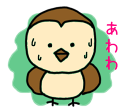 Monkey face Sparrow sticker #12049520