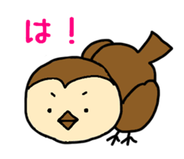 Monkey face Sparrow sticker #12049522