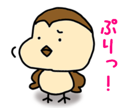 Monkey face Sparrow sticker #12049523