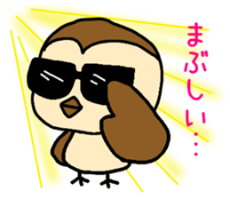 Monkey face Sparrow sticker #12049524