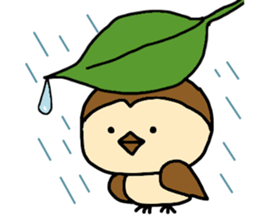 Monkey face Sparrow sticker #12049530