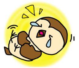 Monkey face Sparrow sticker #12049531