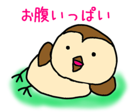 Monkey face Sparrow sticker #12049533