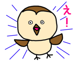 Monkey face Sparrow sticker #12049537