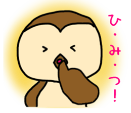 Monkey face Sparrow sticker #12049541