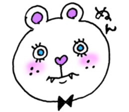 teenager's bangs sticker #12049884