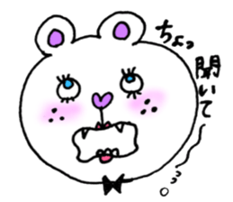 teenager's bangs sticker #12049885