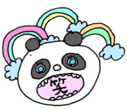 teenager's bangs sticker #12049888