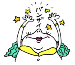 teenager's bangs sticker #12049893