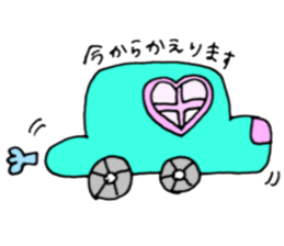 teenager's bangs sticker #12049897