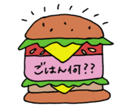 teenager's bangs sticker #12049900