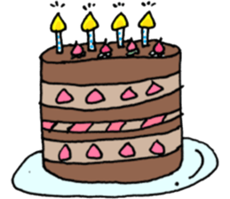 teenager's bangs sticker #12049901