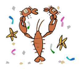 shrimp-friends ver2 sticker #12050683