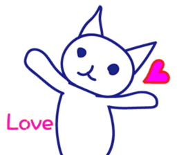 Cat at work Traditional Chinese sticker #12050745