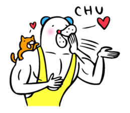 Muscle bear ! vol.3 sticker #12050928