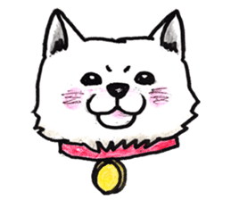 Akita dog Fuku sticker #12051022