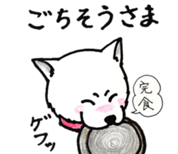 Akita dog Fuku sticker #12051030