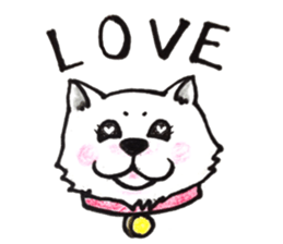 Akita dog Fuku sticker #12051044