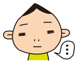 Child and mother stamp sticker #12051429