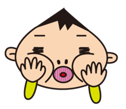 Child and mother stamp sticker #12051454