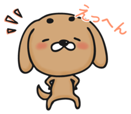 Feeling of a dog sticker #12052208