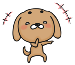 Feeling of a dog sticker #12052209