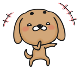 Feeling of a dog sticker #12052209