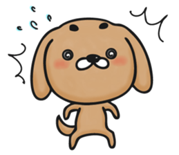 Feeling of a dog sticker #12052213