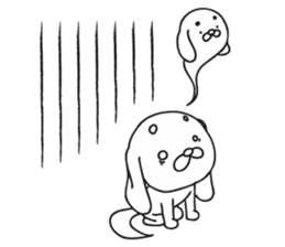 Feeling of a dog sticker #12052216