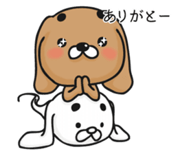 Feeling of a dog sticker #12052219