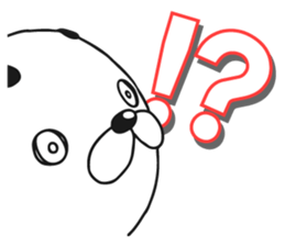 Feeling of a dog sticker #12052221