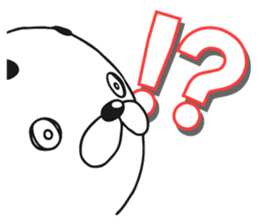 Feeling of a dog sticker #12052221