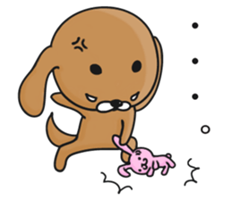 Feeling of a dog sticker #12052224