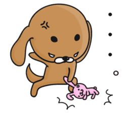 Feeling of a dog sticker #12052224